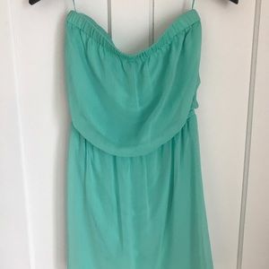 Express strapless mini dress